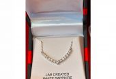 White Sapphire Necklaces
