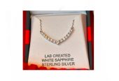 White Sapphire Necklaces