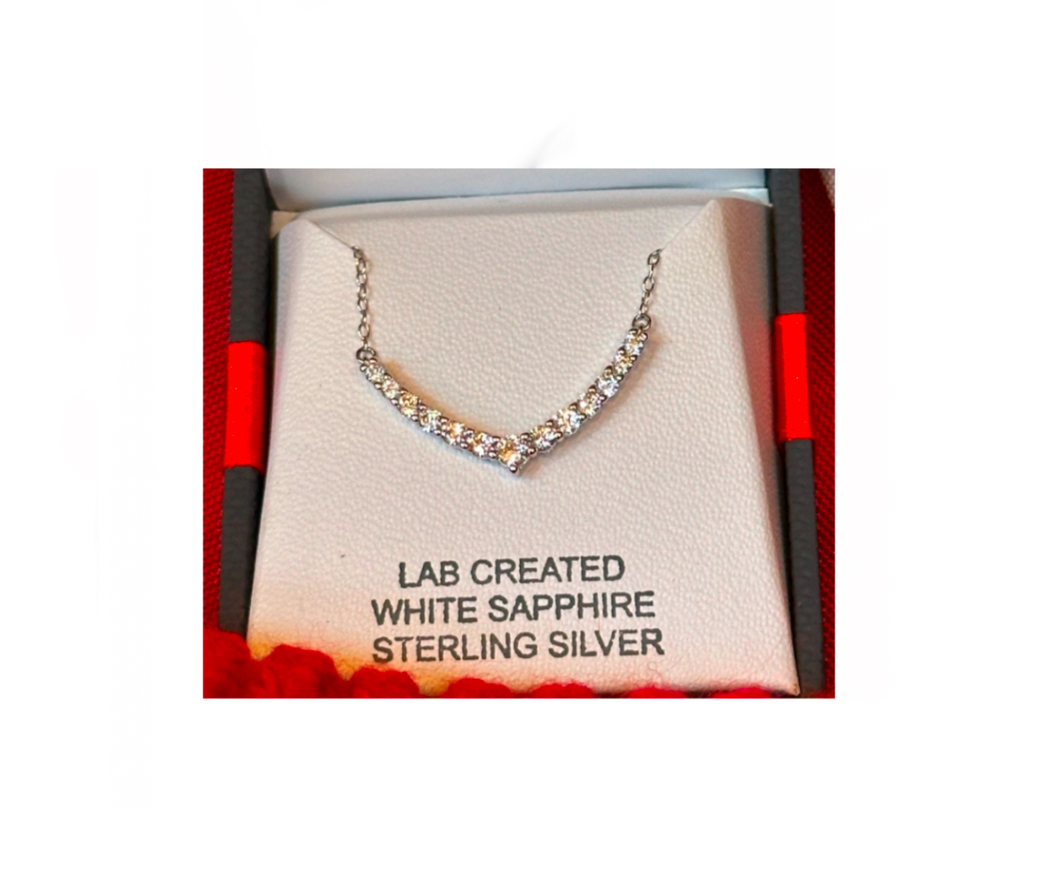 White Sapphire Necklaces