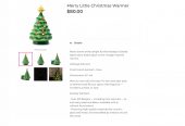 Scentsy Christmas Tree – HALF OFF