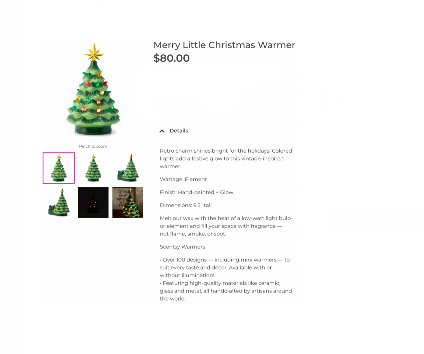 Scentsy Christmas Tree – HALF OFF
