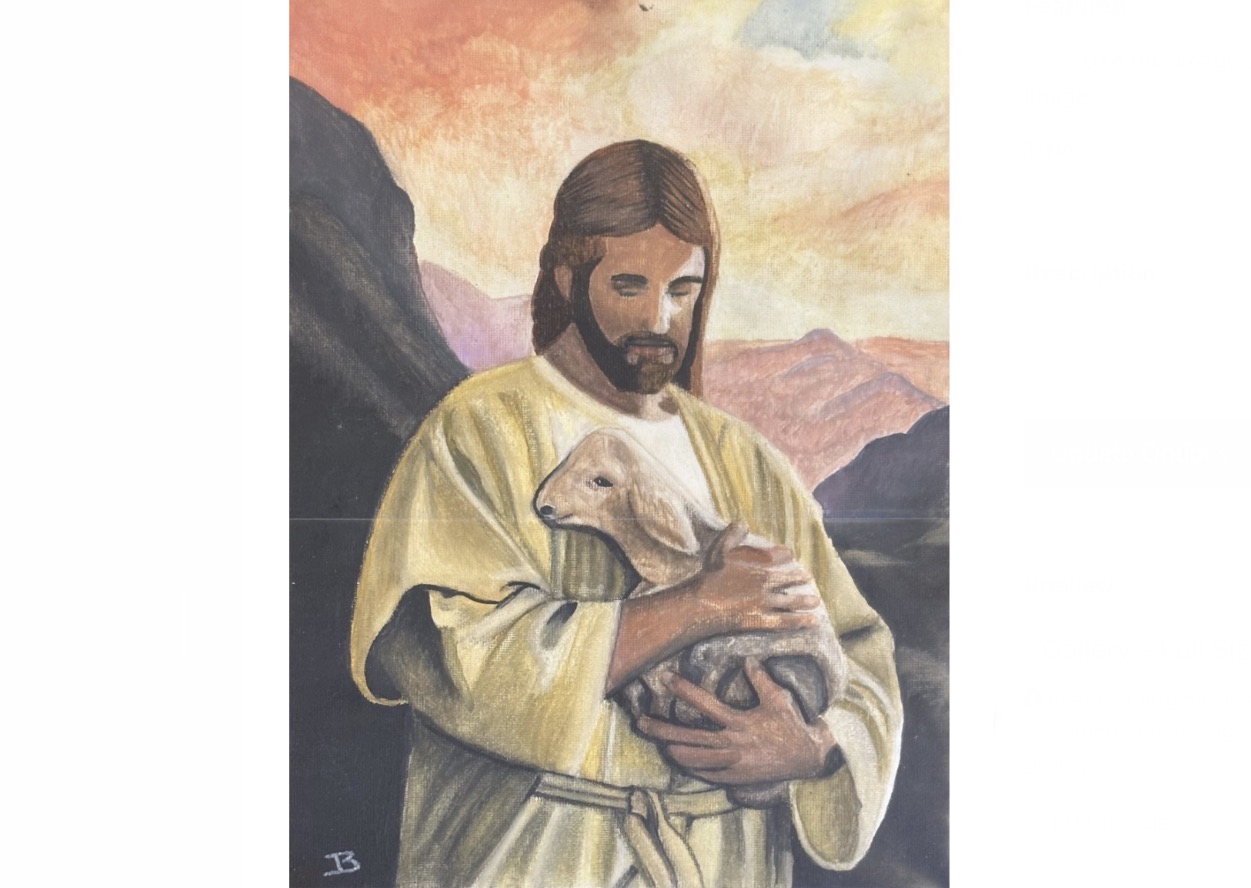 Jesus and Lamb ~ Seattle Artist Co-op