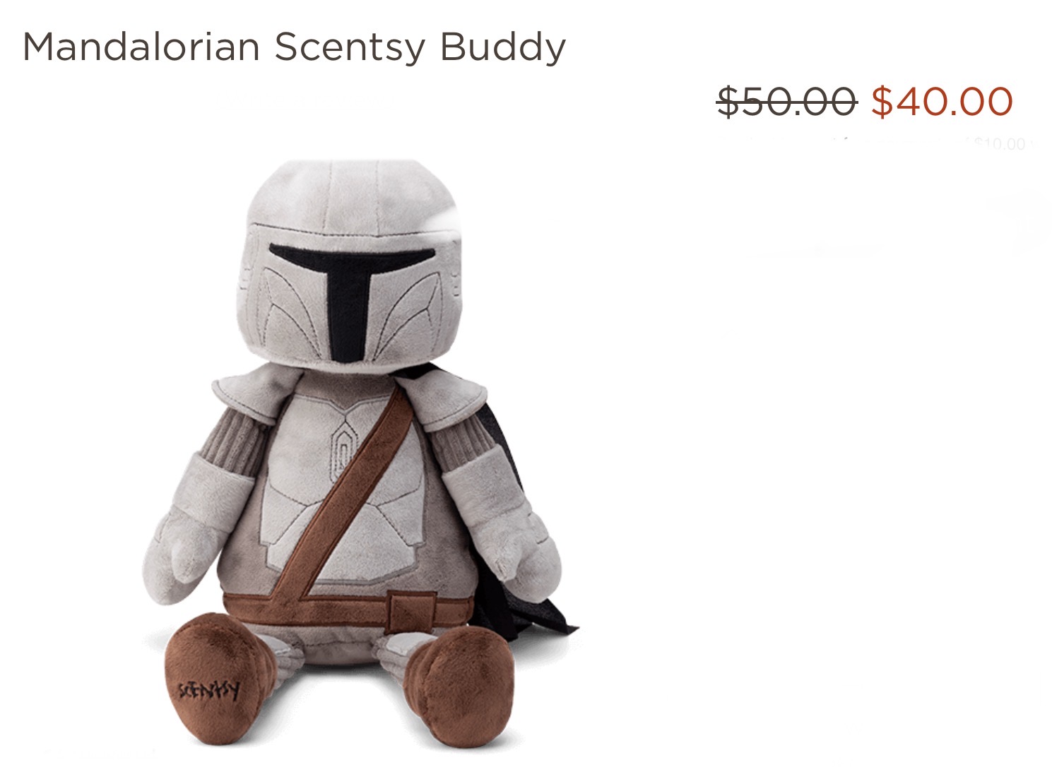 Scentsy Mandalorian Buddy